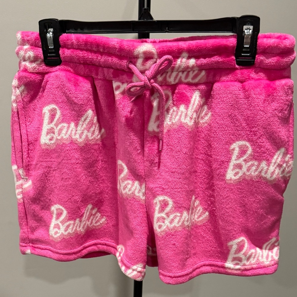 NWT pink Barbie shorts-sweat style-size large